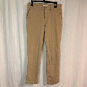 Lucky Brand Khaki Chino Pants Women’s Size 4/27 Straight Leg
